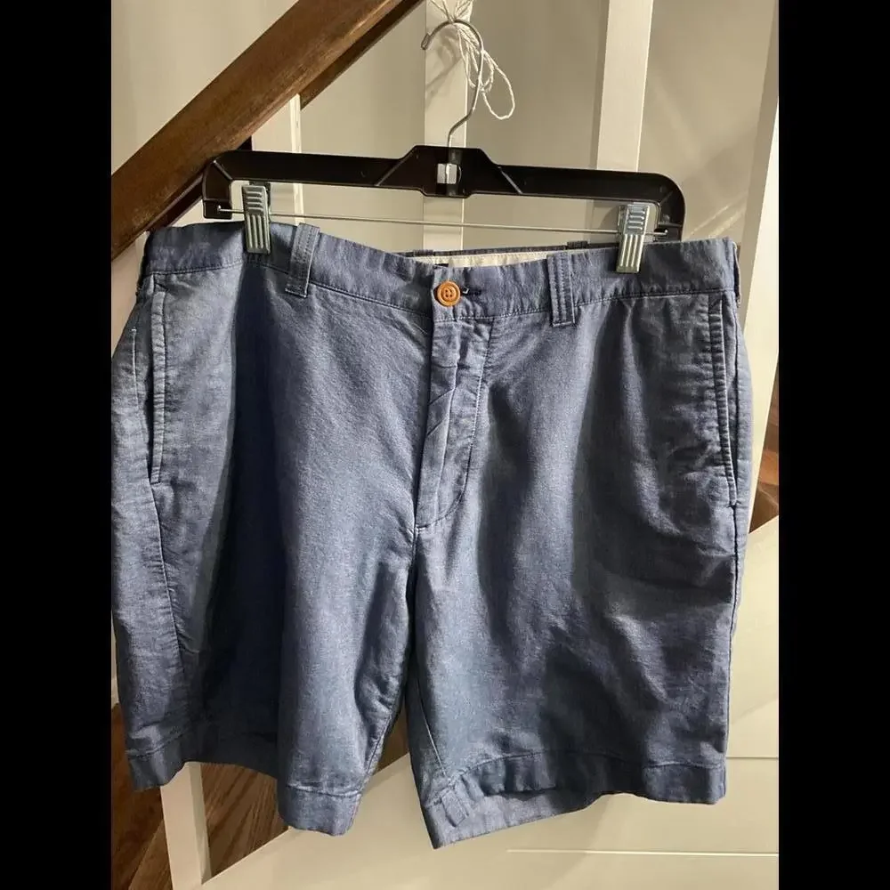 Men’s J.Crew Chambray Bermuda Sunwashed Oxford Shorts  38W